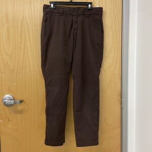 Dickies Men's Dark Brown Chinos